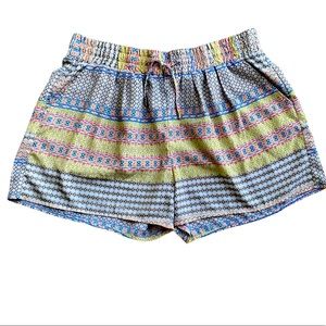 A.N.A Multi Color Loose Stretch Shorts Size Large